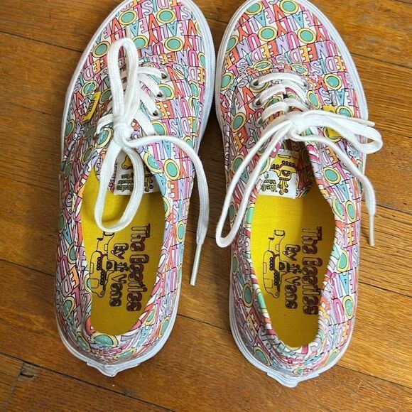 Vans x Beatles All You Need Is Love Sneakers Women’s Size 5.5/Men’s 4 - Picture 5 of 8